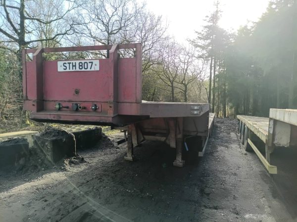 2008 Wilson Machinery Carrier Stepframe Trailer - Image 13